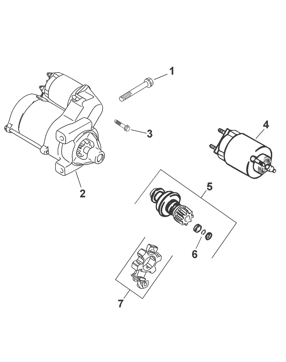 Kohler - Starting System Diagram and Parts List for 467 4X4-1B017G-Before-37ACD710 Cub Cadet Lawn Tractor Accessories